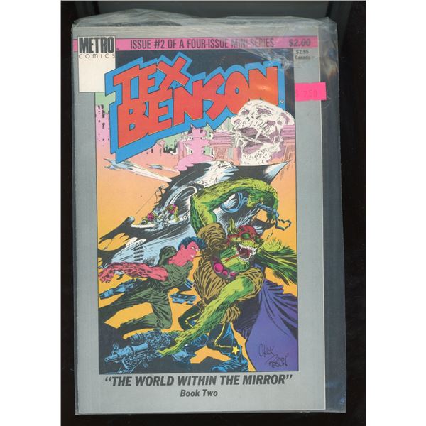 Tex Benson #2 Metro Comics The World Within The Mirror Book Two 1986