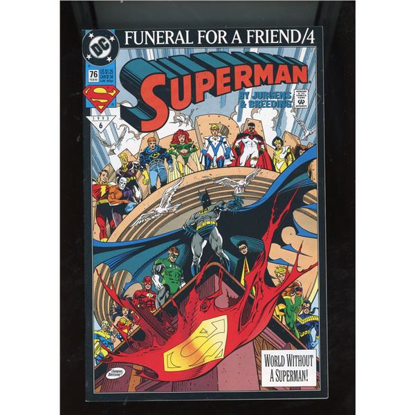 Superman #76 (DC Comics, 1993) Funeral for a Friend Pt. 4 - Jurgens