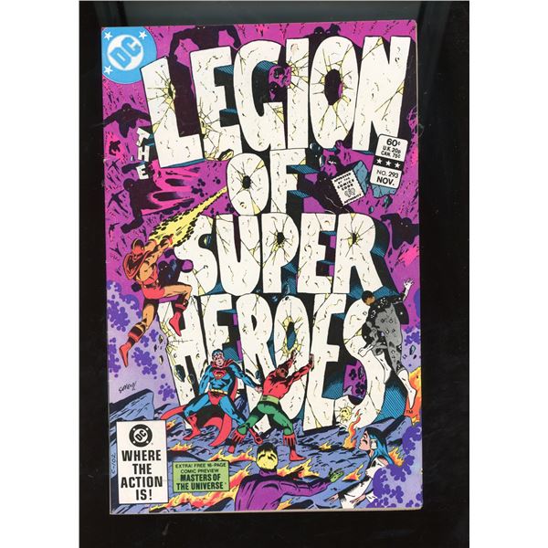 Legion of Super-Heroes #293 (DC Comics, Nov 1982) Masters of Universe Preview