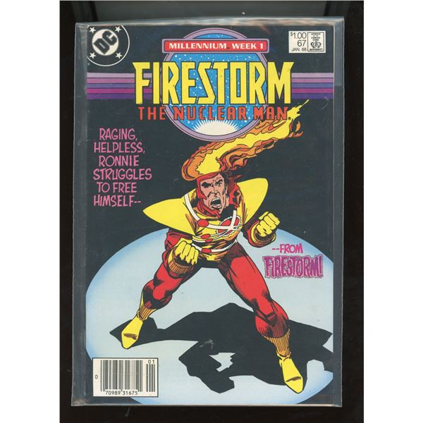 Firestorm The Nuclear Man #67 Millennium Week 1 DC Comics (Jan 1988)