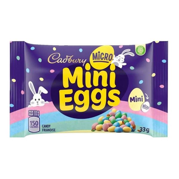 Cadbury Micro Mini Eggs 48 x 33 g – Chocolate Treats