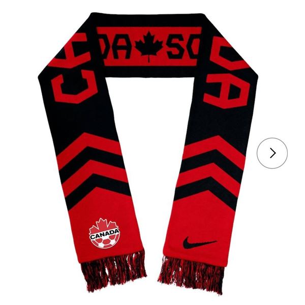 Canada Soccer Nike Local Verbiage Arrow Scarf