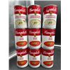 Image 1 : Lot of 3 Campbell’s Cream of Mushroom and Lot Of 6 Tomato Soups (284 mL Each)