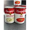 Image 2 : Lot of 3 Campbell’s Cream of Mushroom and Lot Of 6 Tomato Soups (284 mL Each)