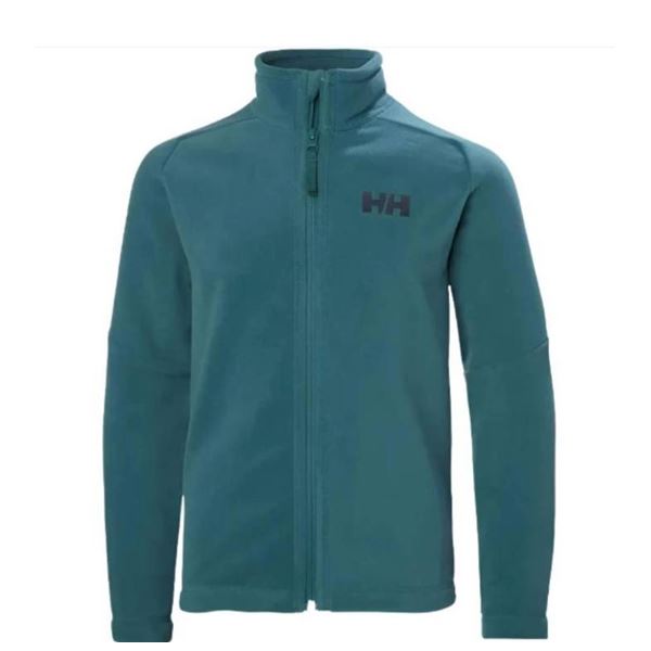 Helly Hansen Alderley Microfleece Zip Jacket, Size 176/16, Green