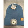 Image 2 : BK LED Toque – Blue Knit Beanie with Built-In LED Light
