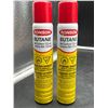 Image 2 : Lot of 2 – Ronson Butane Gas Canisters 135 ml Net Content