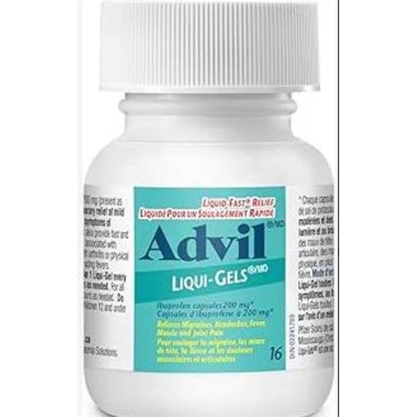 Advil Liqui-Gels Ibuprofen 200mg Capsules 2×16 count