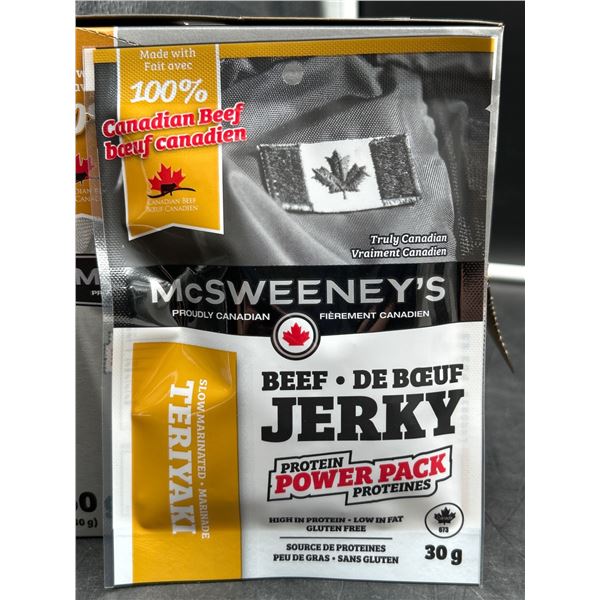 McSweeney’s Beef Jerky Teriyaki Flavor Protein Pack 360 g (12x30g)
