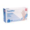 Image 1 : TouchFlex Ultra Vinyl Gloves, Clear, Size M, 100 Count for General Purpose Use