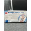 Image 2 : TouchFlex Ultra Vinyl Gloves, Clear, Size M, 100 Count for General Purpose Use