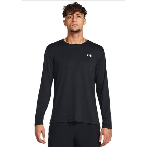 Under Armour Men’s Loose Fit Long Sleeve Shirt, Size XXL, Black