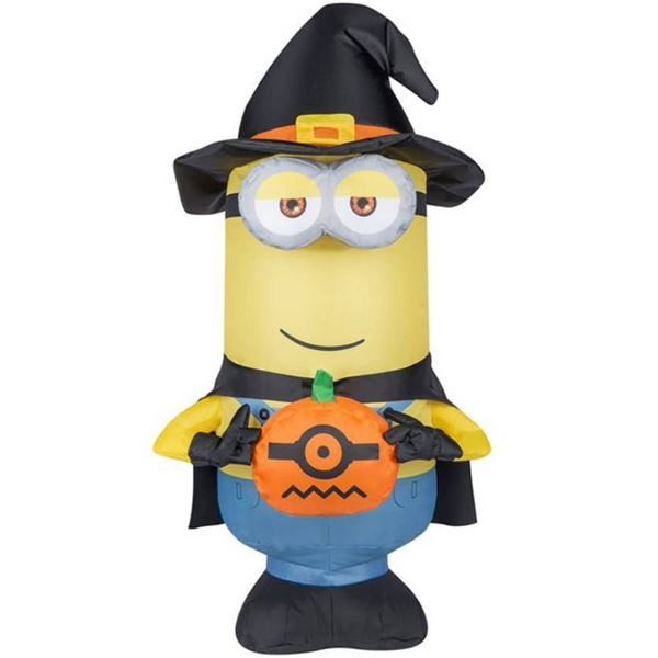 Universal Airdorable 2-ft Inflatable Kevin the Minon as Witch