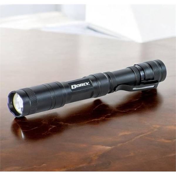 Dorcy 250 Lumen 2AA Aluminum Slide Focus Flashlight