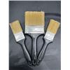 Image 1 : Three Paint Brushes – 1 Inch, 2 Inch, and 4 Inch with Synthetic Bristles