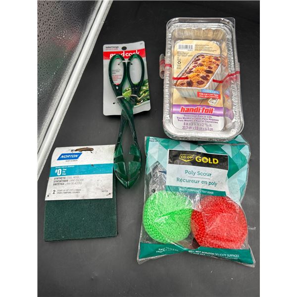 Lot of Kitchen Utensils and Cleaning Supplies Combination