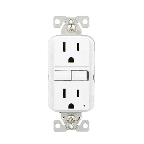 Eaton 15A Tamper Resistant GFCI and AFCI Receptacles (TRGF15BK, TRAF15W) Lot of 3