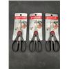 Image 2 : Good Cook Kitchen Scissors, 25228, Multipurpose Kitchen Shears, Lot of 3