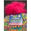 Image 2 : Billie’s Kollection LED Toque for Kids/Youth with Rainbow Knit and Black Cuff