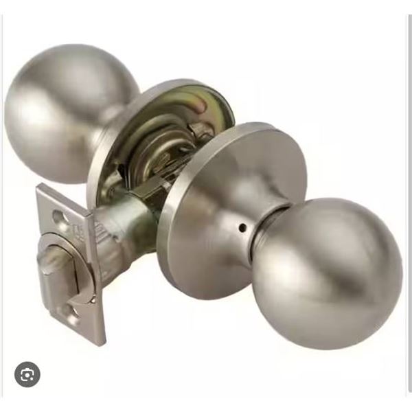 Elements By Weiser Passage Door Knob Set – Satin Finish (2 Packs)
