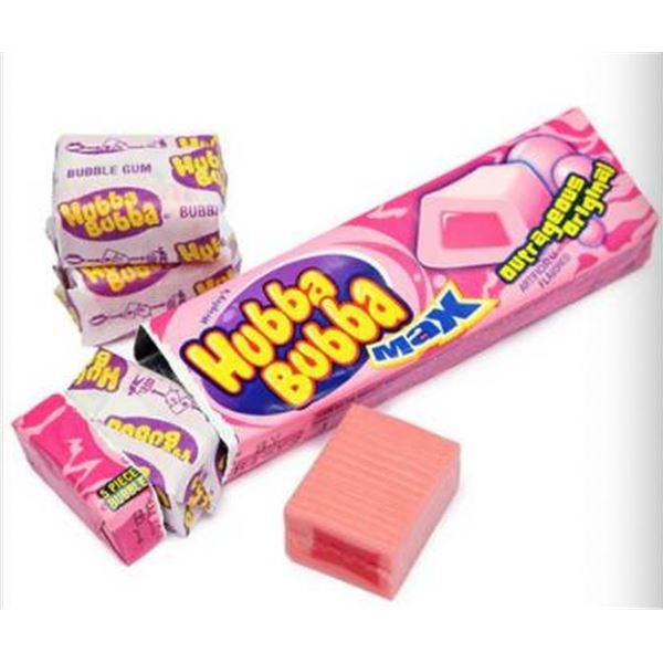 Hubba Bubba Max Bubble Gum Packs 10×5 Pieces