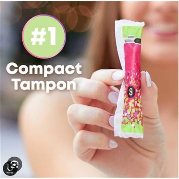 U by Kotex Click Compact Unscented Tampons, Super, 4 Packs of 16