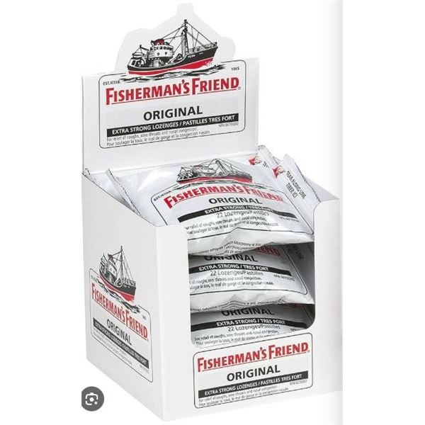 Fisherman’s Friend Extra Strong Lozenges, 8 x 22 Count Packets