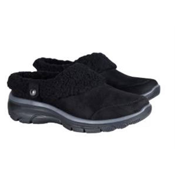 Skechers Black Memory Foam Lined Clogs Size 8