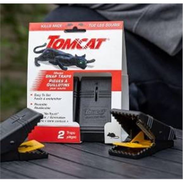 Tomcat Snap Traps 2-Pack Kill Mouse Dual Action Trap – 3×2 packs