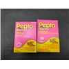 Image 2 : 24 Caplets & 12 Chewable Pepto-Bismol for Digestive Symptoms Relief
