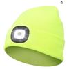 Image 1 : High-Visibility LED Beanie by BK with Integrated Light Panel