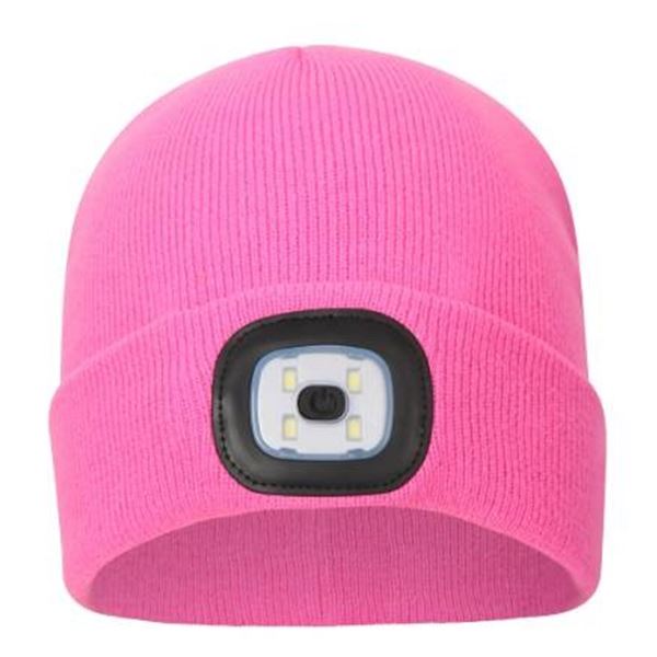 BK LED Toque with Rechargeable LED Light – Pink