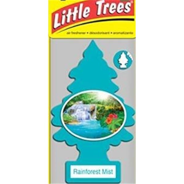 Lot of 10 Little Trees Rainforest Mist Air Fresheners