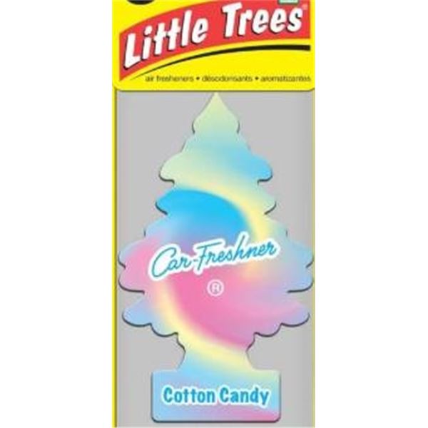 Lot of 10 Little Trees Air Fresheners Cotton Candy Scent