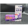 Image 1 : Junior Strength Advil Tablets 20 count and Children’s Advil Liquid, Grape Flavor 100ml