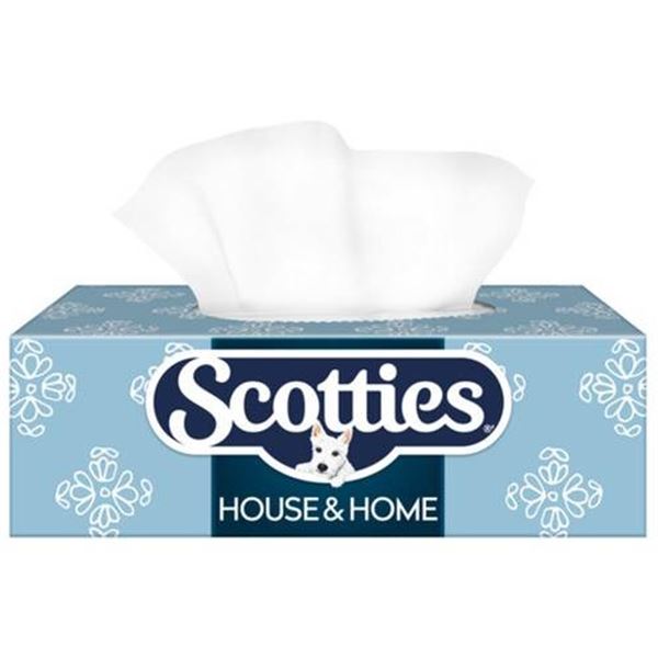 6×126 count Scotties Tissues 2-Ply,Mixed Designs