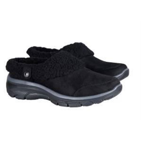Skechers Black Memory Foam Lined Clogs Size 7