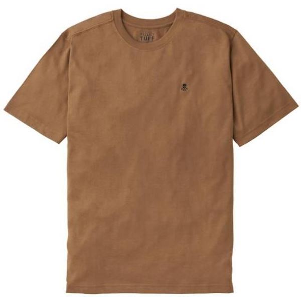 Tilley Tuff T-Shirt for Men in Dark Brown Cotton with Logo – X-Large