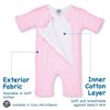 Image 2 : Baby Merlin’s Magic Sleepsuit Small (3-6 Months) Pink