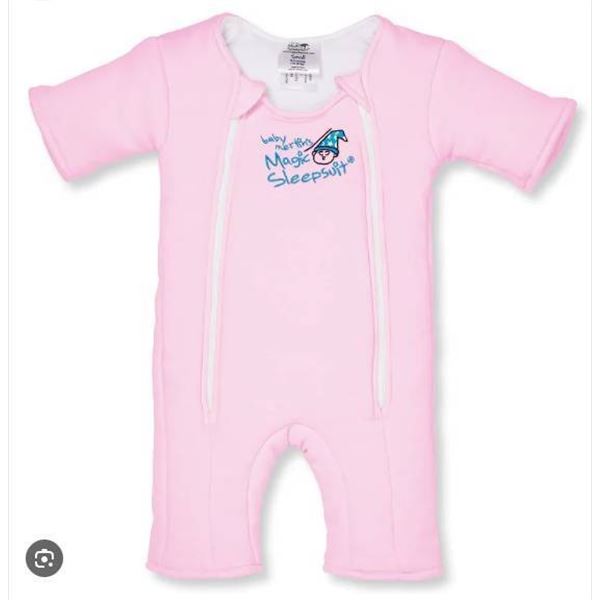 Merlin’s Magic Sleepsuit Small Pink (3-6 Months, 12-18 lbs)
