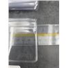 Image 2 : Lot of 23 Clear Plastic Protective Sleeves with ziplock style closure