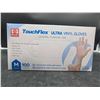 Image 2 : TouchFlex Ultra Vinyl Gloves, Medium, 100-Count
