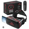 Image 1 : Feebz VR Headset RED-1 with 3D Viewing and Adjustable Lenses