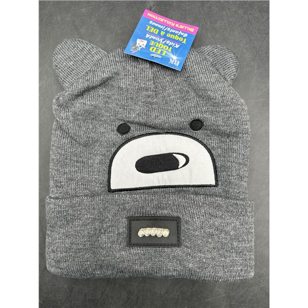 Billie’s Kollection LED Toque for Kids/Youth with Bear Design