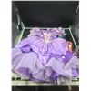 Image 1 : Disney Princess Rapunzel from Tangled Glow-in-the-Dark Costume Dress SIZE 4-5
