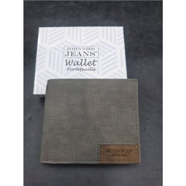 Johnnies Jeans Men’s Grey Bifold Wallet