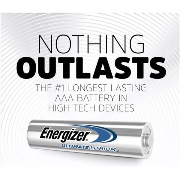 7X4 Count Energizer AAA Ultimate Lithium Batteries