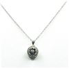 Image 3 : Sterling Silver Natural Diamond (0.10ct) Pendant with Sterling Silver Chain, W/A $625.00.