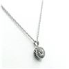 Image 5 : Sterling Silver Natural Diamond (0.10ct) Pendant with Sterling Silver Chain, W/A $625.00.