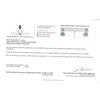 Image 5 : Sterling Silver Natural Green Onyx (2ct) with CZ (0.25ct) Earrings, W/A $380.00.